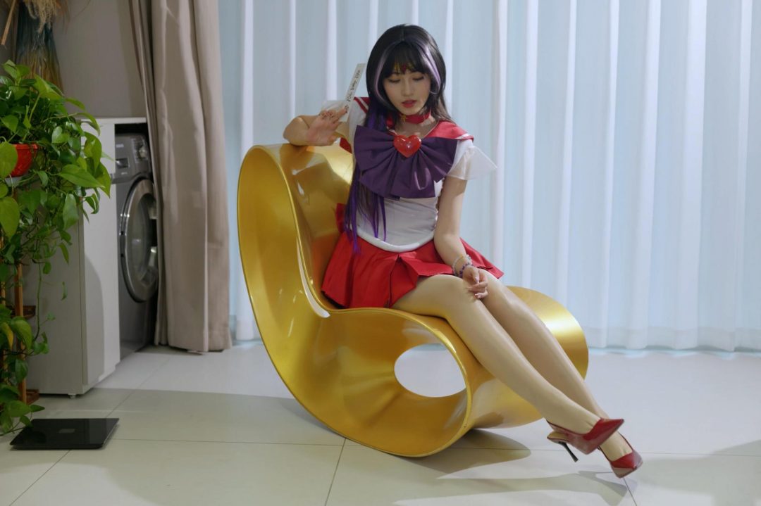 【红鲤鱼精品画质】新模特MMI美少女战士火野丽肉丝口球白布蒙嘴