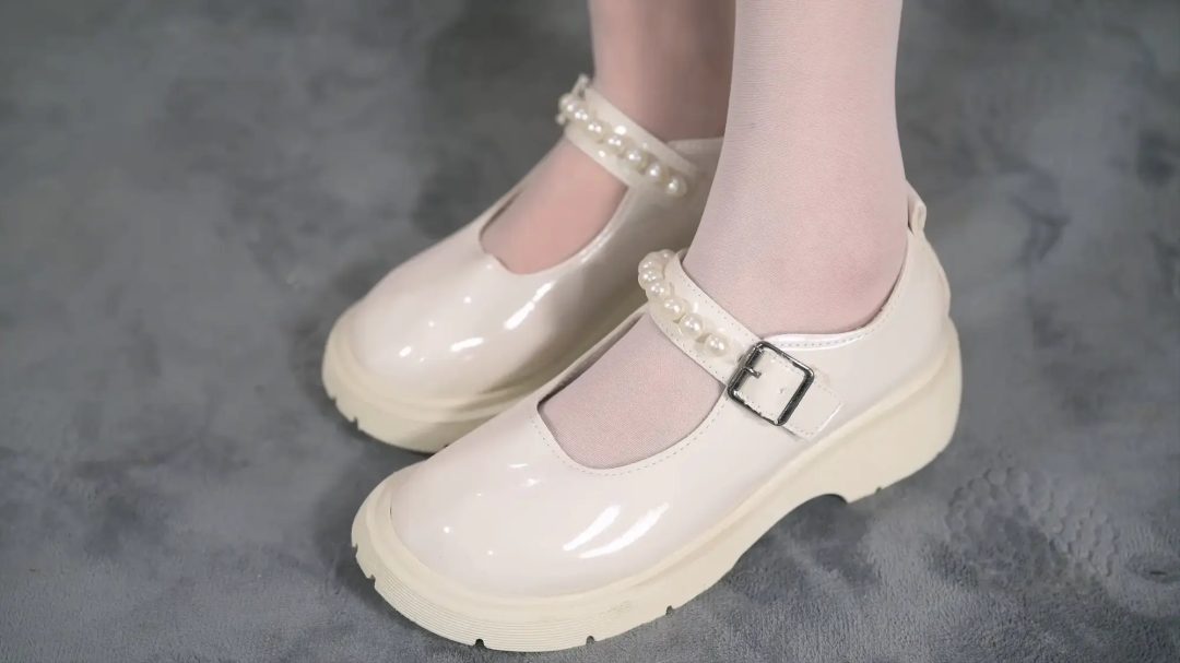 【美腿玉系列】高挑女佣白丝公主鞋