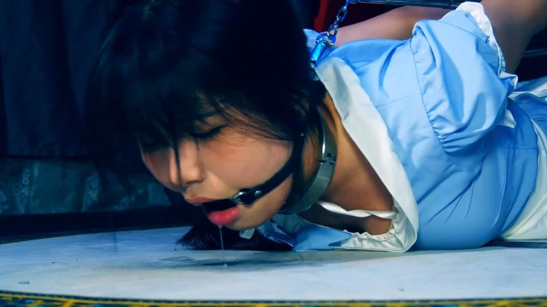流口水的女M