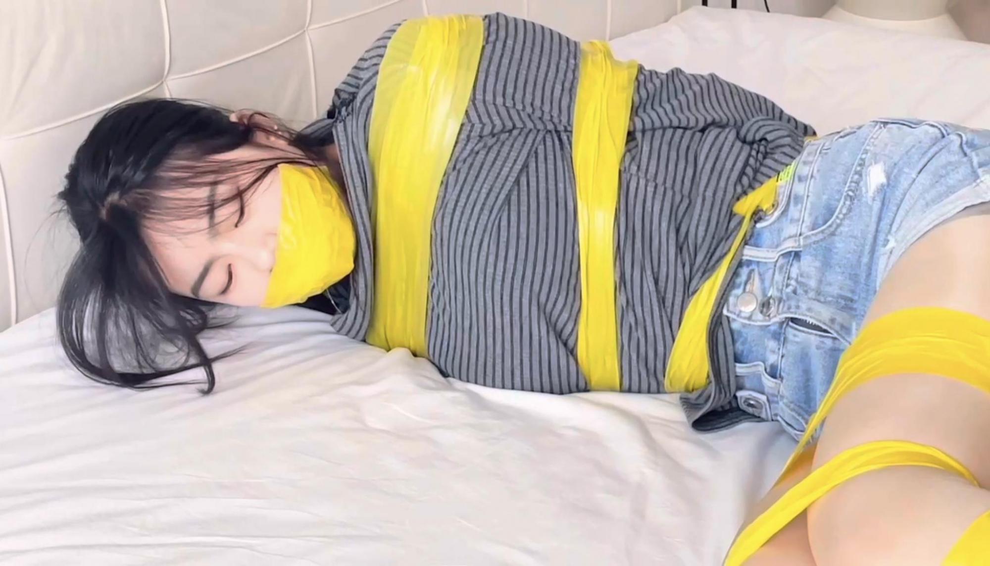 【缚艺录】【小卫定拍】肉丝+黄色胶带的捆绑