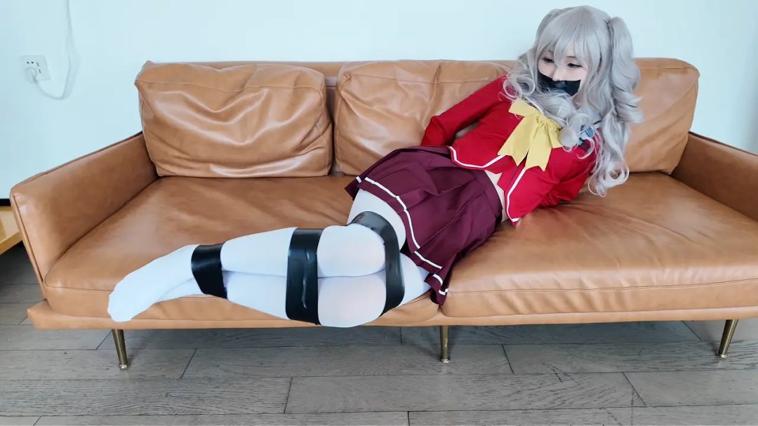 【Chrisgag cosplay系列】友利奈绪居家自缚 被入室捆绑挣扎-上半部分
