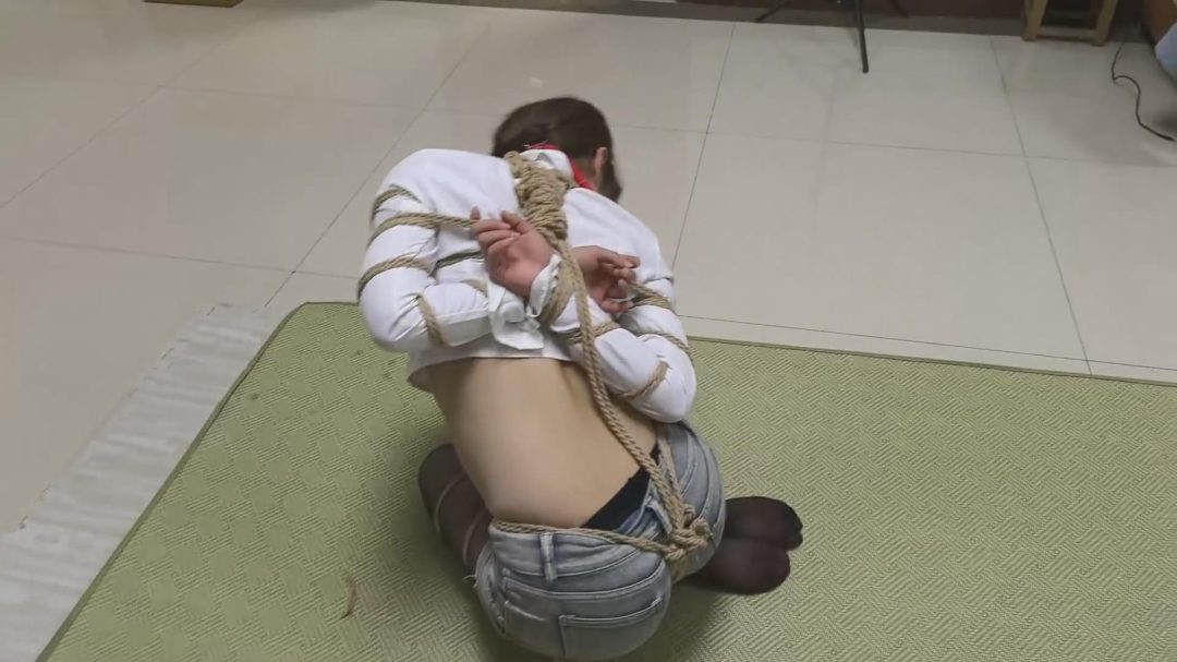 绳屋藏娇 定拍：捆绑教学+足尖点地