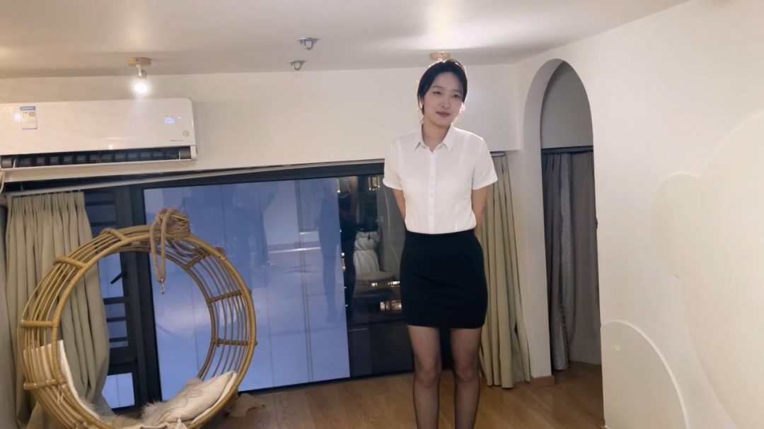 奥特曼定拍：小熊OL职业装直臂后手吊放置 带口球口水直流
