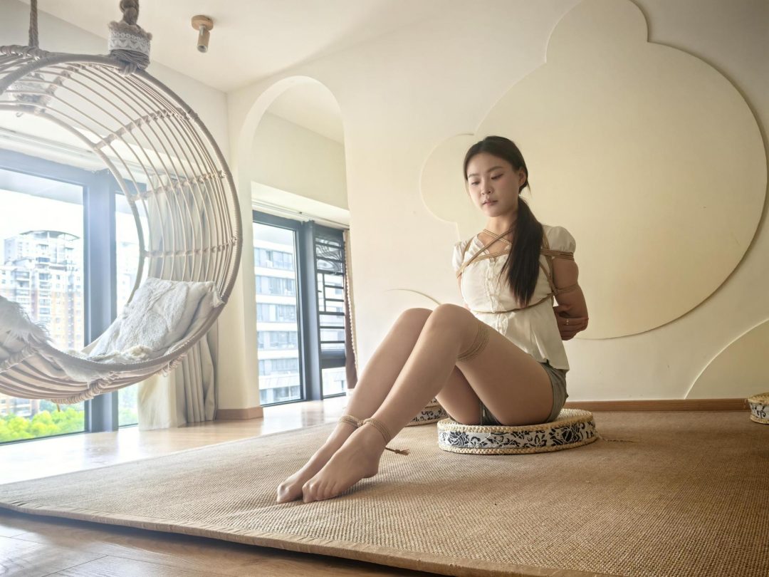 绳艺日常：从未被绑的三个新妹子，沉浸式体验，合集分享