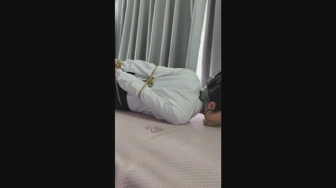 绳屋藏娇 定拍-直臂紧缚挣扎逃脱