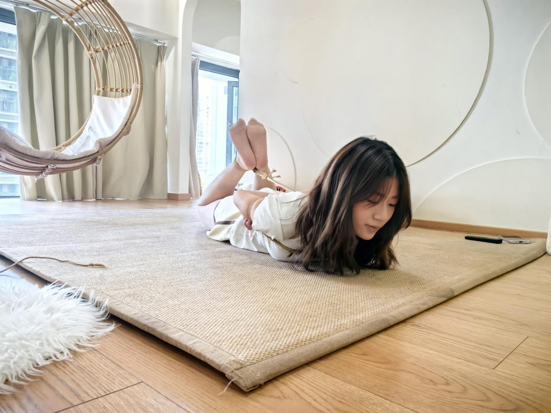 绳艺日常：从未被绑的三个新妹子，沉浸式体验，合集分享