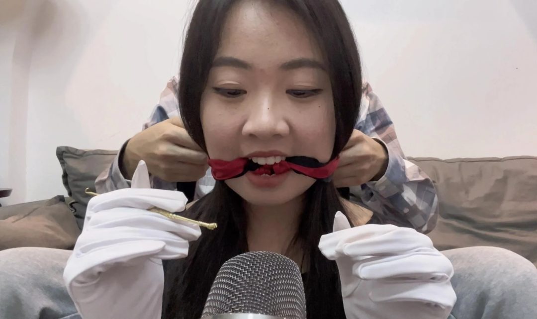 【缚艺录】【陶陶ASMR】胶带封嘴助眠（上）