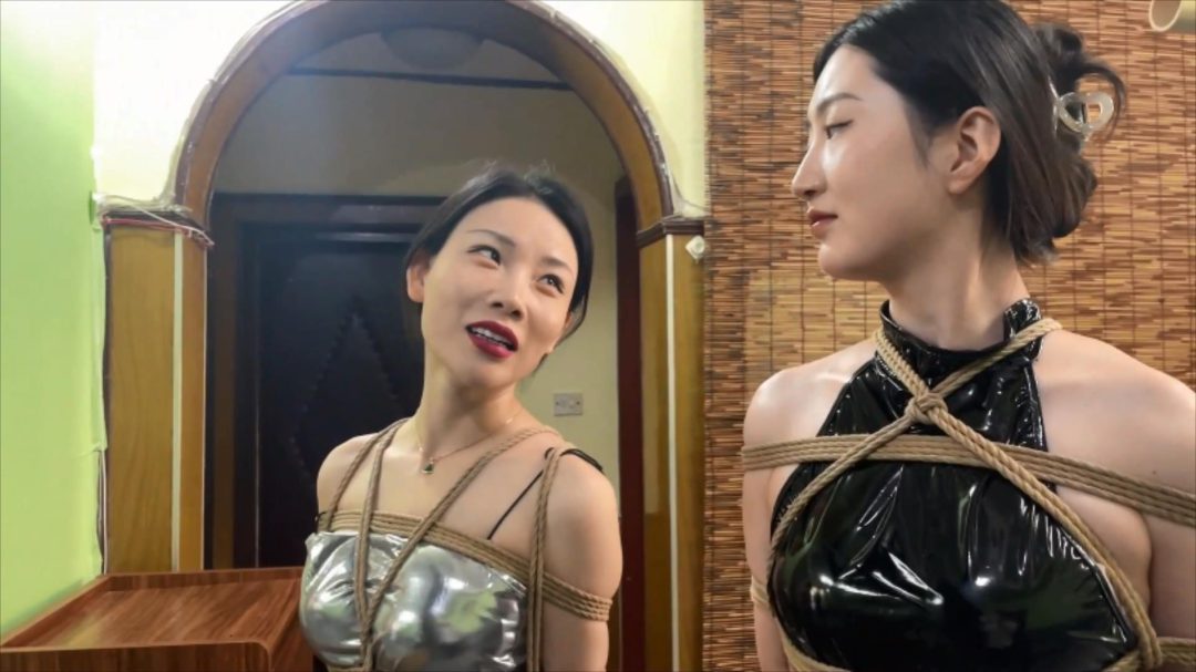 【鑫鑫工作室定拍】人气女神柳洋&王钰绳缚访谈实录 高挑姐妹花做客工作室 紧缚+采访 清纯风+御姐风的碰撞