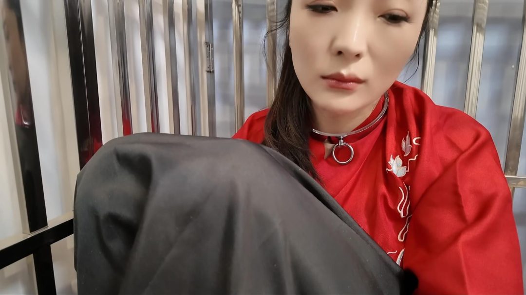 绳戏 佳佳古装关笼子1