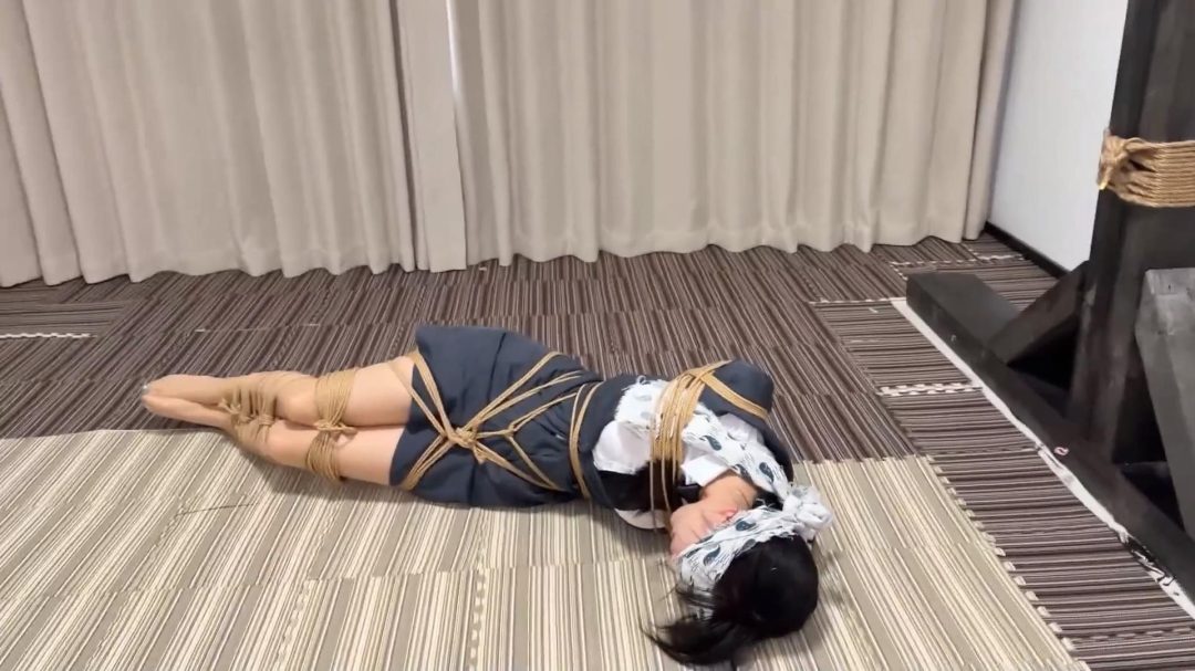 【定制】【胖竹子】【嗷嗷】女商业间谍抓获！欧式直臂凌乱细绳绑架装箱！ 下