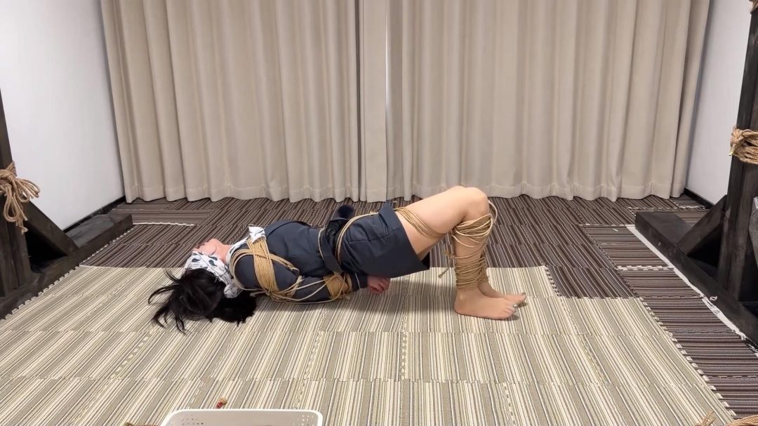【定制】【胖竹子】【嗷嗷】女商业间谍抓获！欧式直臂凌乱细绳绑架装箱！ 下