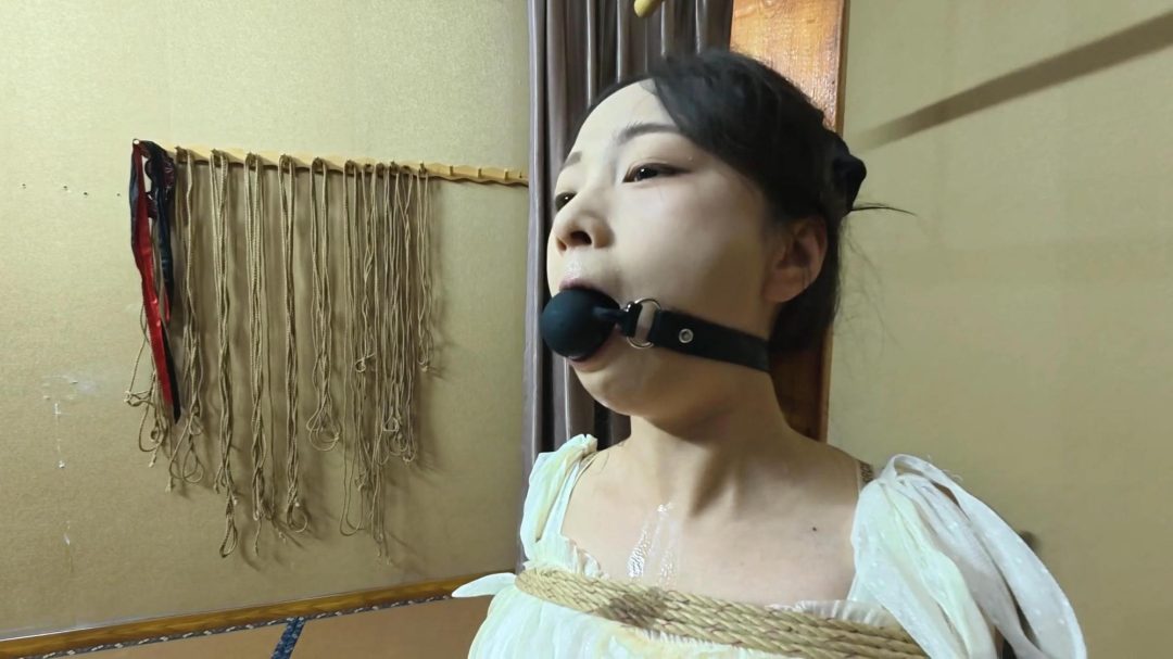 山鬼工作室 动动深喉口球老虎凳定拍 上集