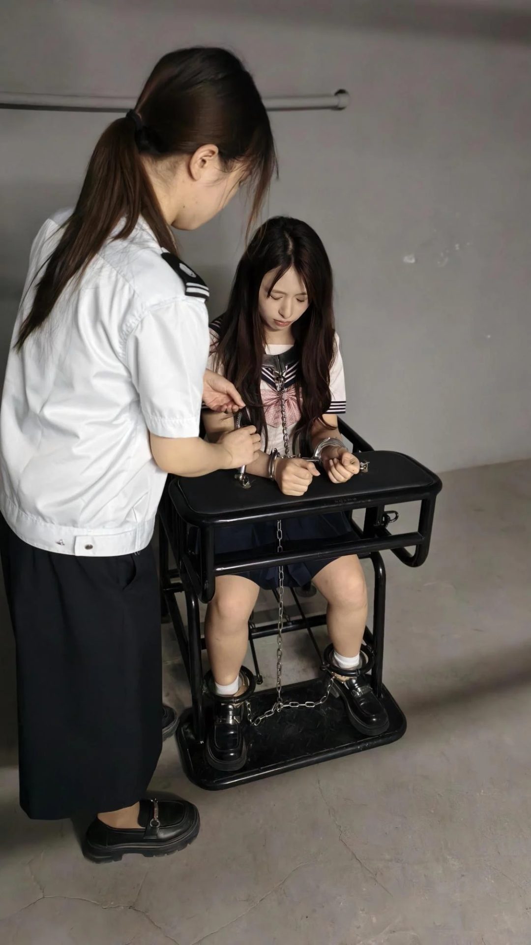 【忘忧社工作室】狱之花（下集） 周杰在狱中因自己是死刑犯的原因，很快就坐上狱霸老大，也收了非常衷心自己的小迷妹奶贝，不久因诈骗入狱的小点点也被分配到周杰所在的监室