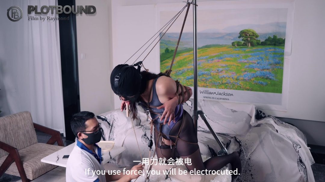 【PlotBound】（精品剧情）女神老师不可能是M（第五集）:被不知情的学生弄成最折磨的造型