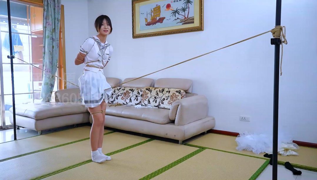茶茶五花口球口水 走绳