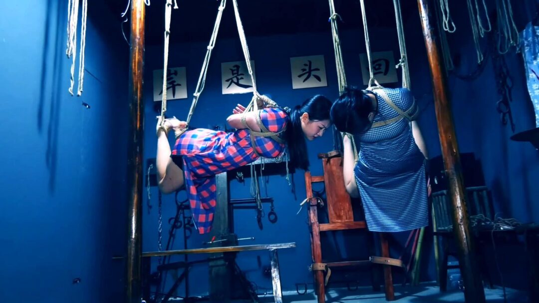 定拍转公映《潜伏的蝴蝶》下集 卧底打晕女特务逃跑未遂被女特务驷马吊缚在空中折磨后被押赴刑场英勇就义