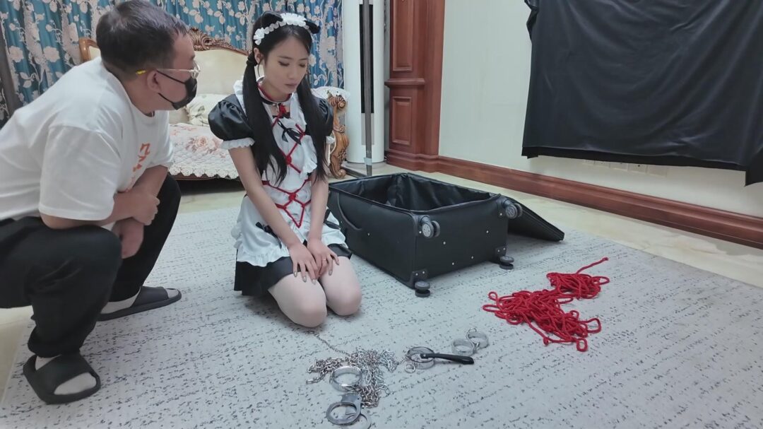 【女仆装柠琪】【枫叶定拍】《消失的她（完）》女仆装柠琪屈辱侍奉，被调教好的宠物还是你的真爱吗？