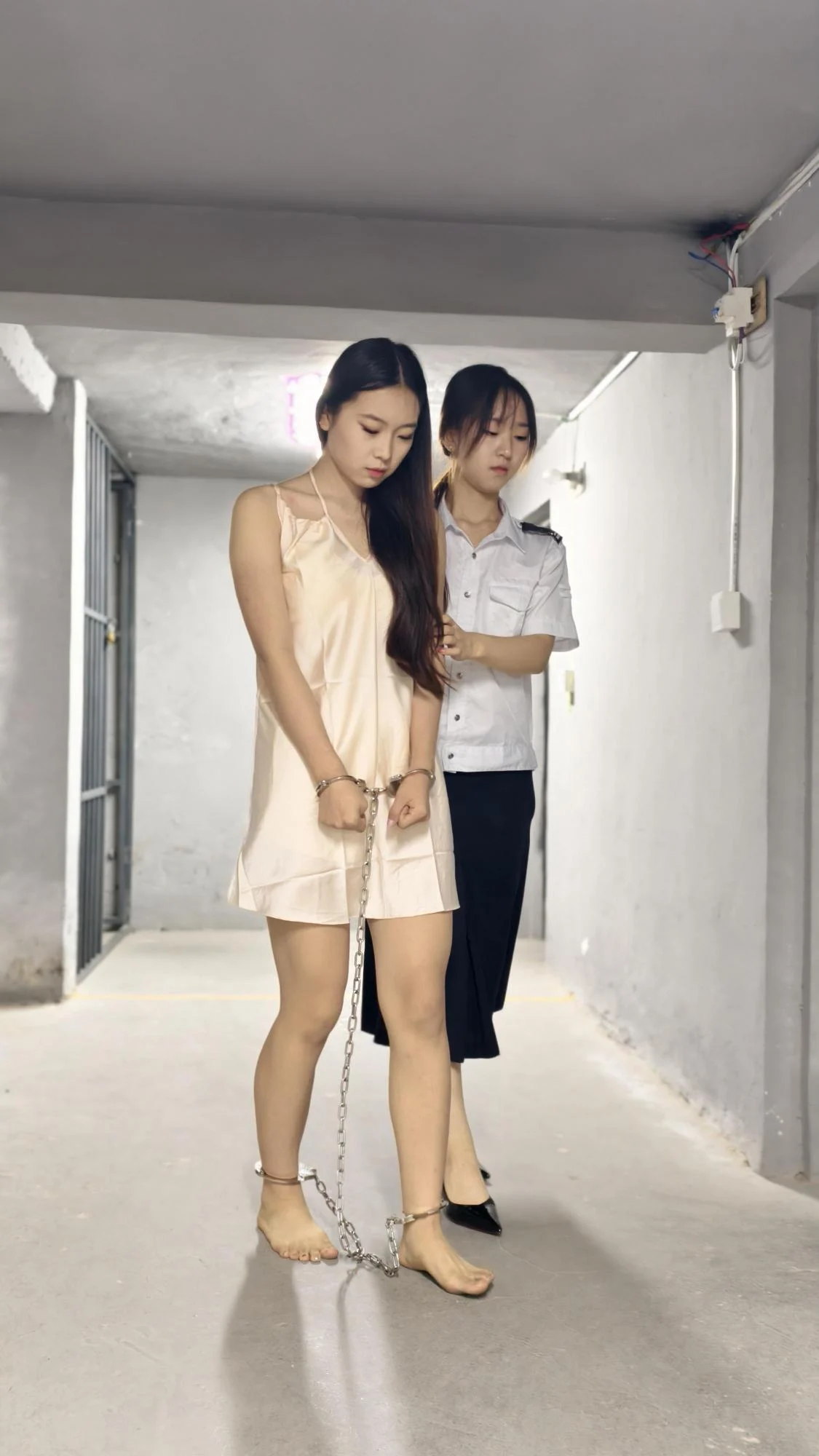【编号她工作室】本剧是客户定拍转公映作品，本次拍摄主演念一（饰演女囚郑林，林嘉）