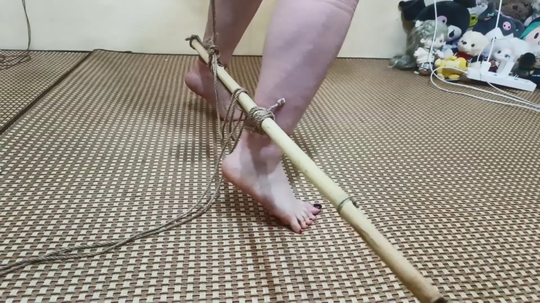 【绯影责束】复刻cherry torn不完美扎带直臂鸡翅驷马爬行股绳踮脚惩罚