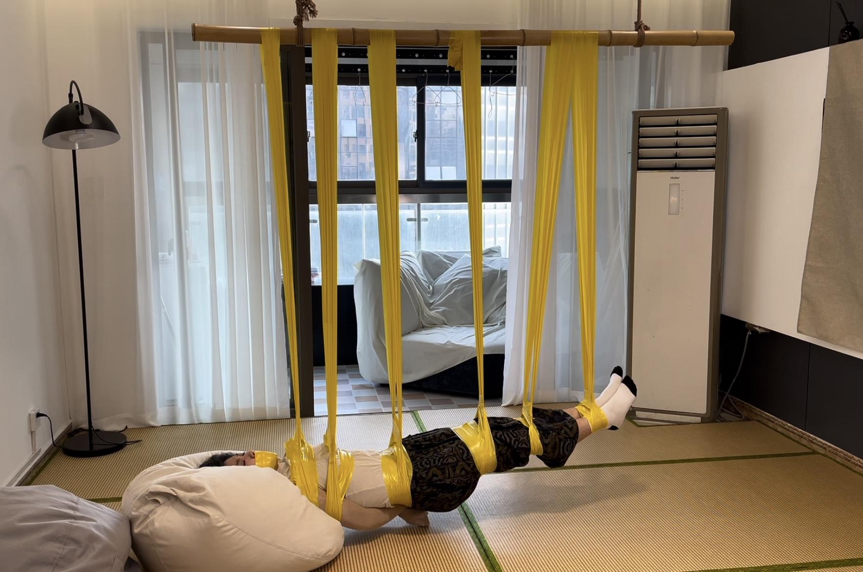 【缚艺录】胶带吊缚