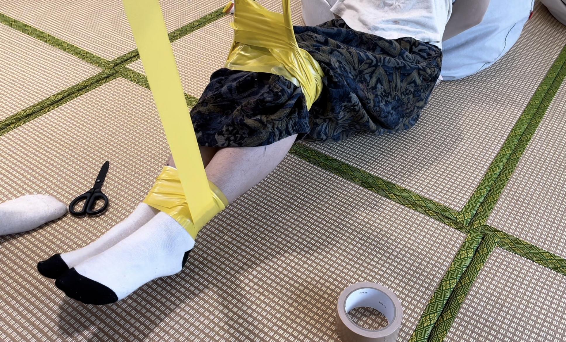 【缚艺录】胶带吊缚