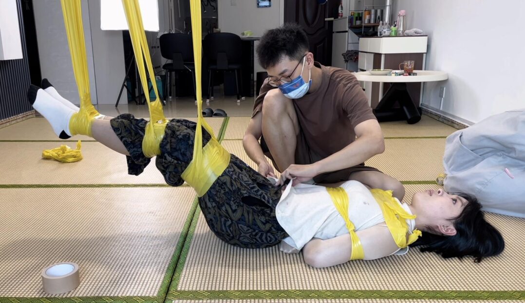 【缚艺录】胶带吊缚