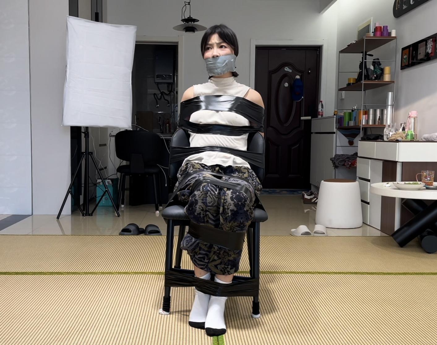 【小晗】银色双重胶带封嘴