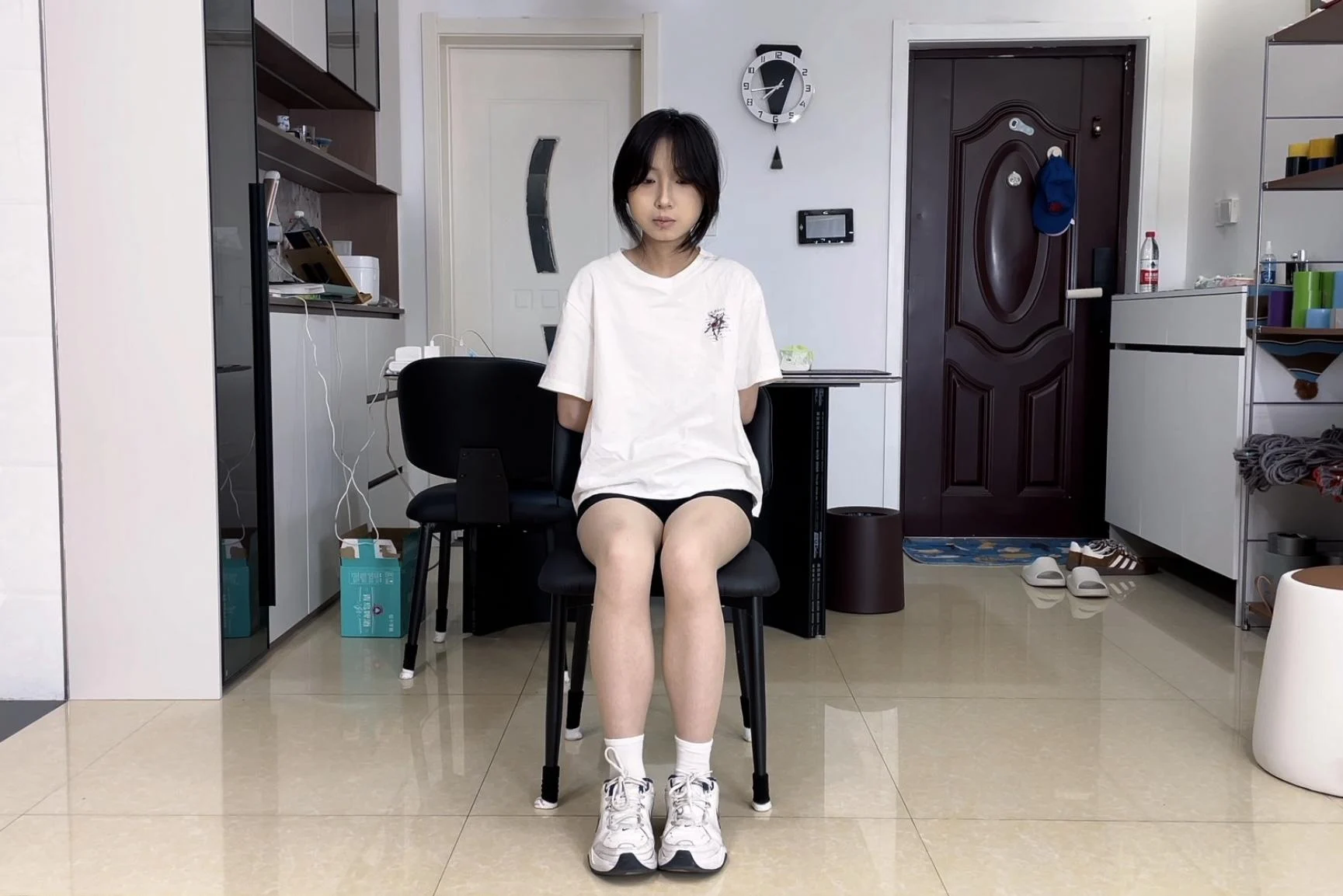 【小媛定拍】黑色胶带的捆绑与TK