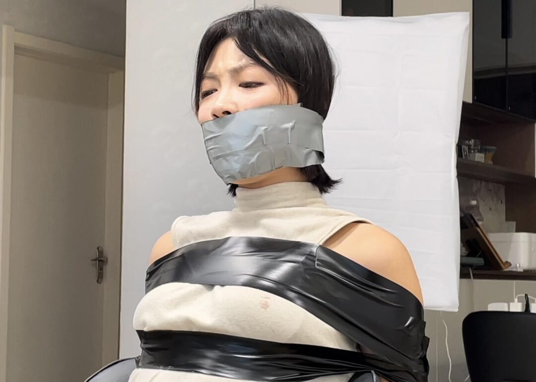 【小晗】银色双重胶带封嘴
