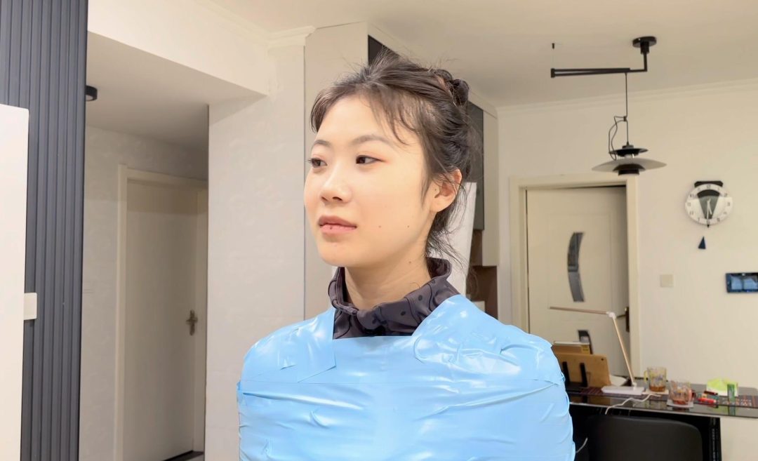 【缚艺录】【小樱】海洋蓝胶带的全包+双重封嘴