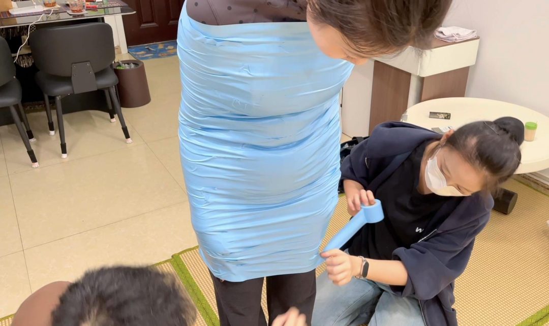 【缚艺录】【小樱】海洋蓝胶带的全包+双重封嘴