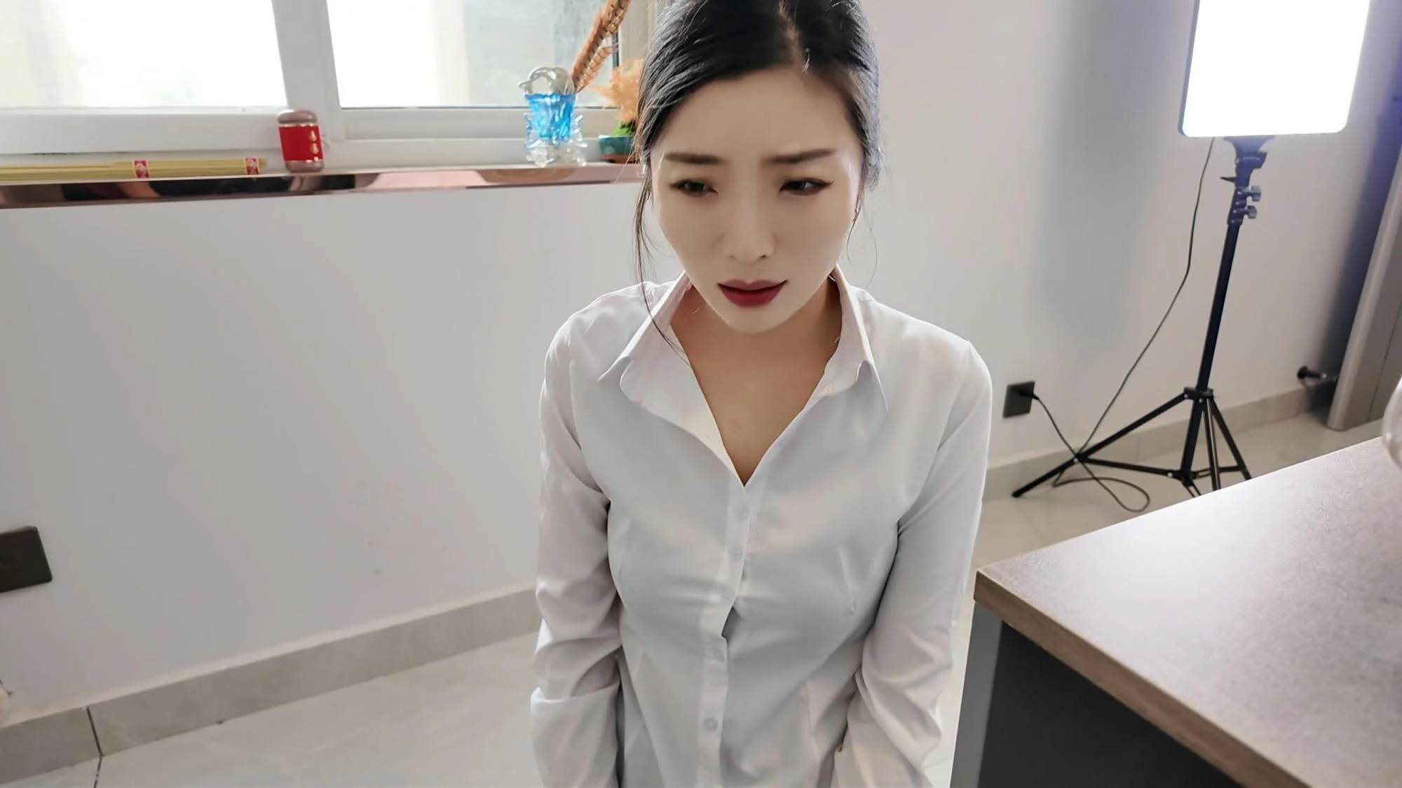 定拍佳佳打屁股