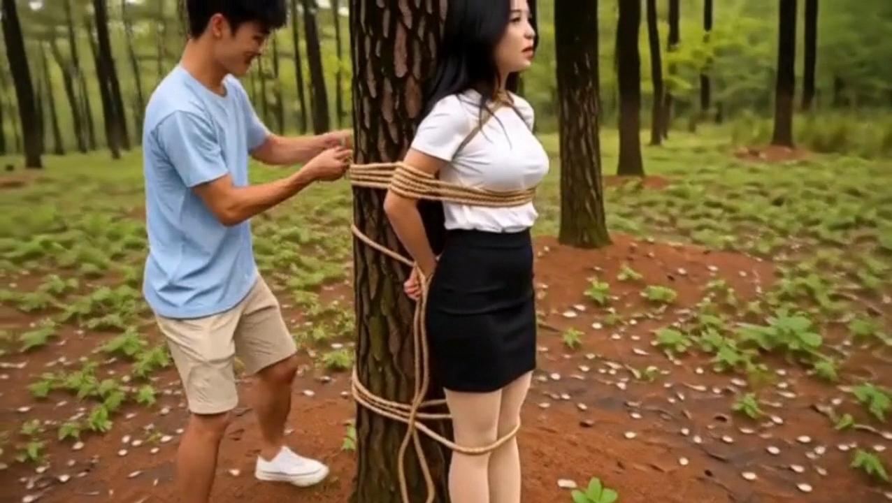绳魔  《山林奇遇》第1集，被缚美女奔逃忙，山林深处遇张强，喜上心头盼得救，逃出虎穴遇豺狼