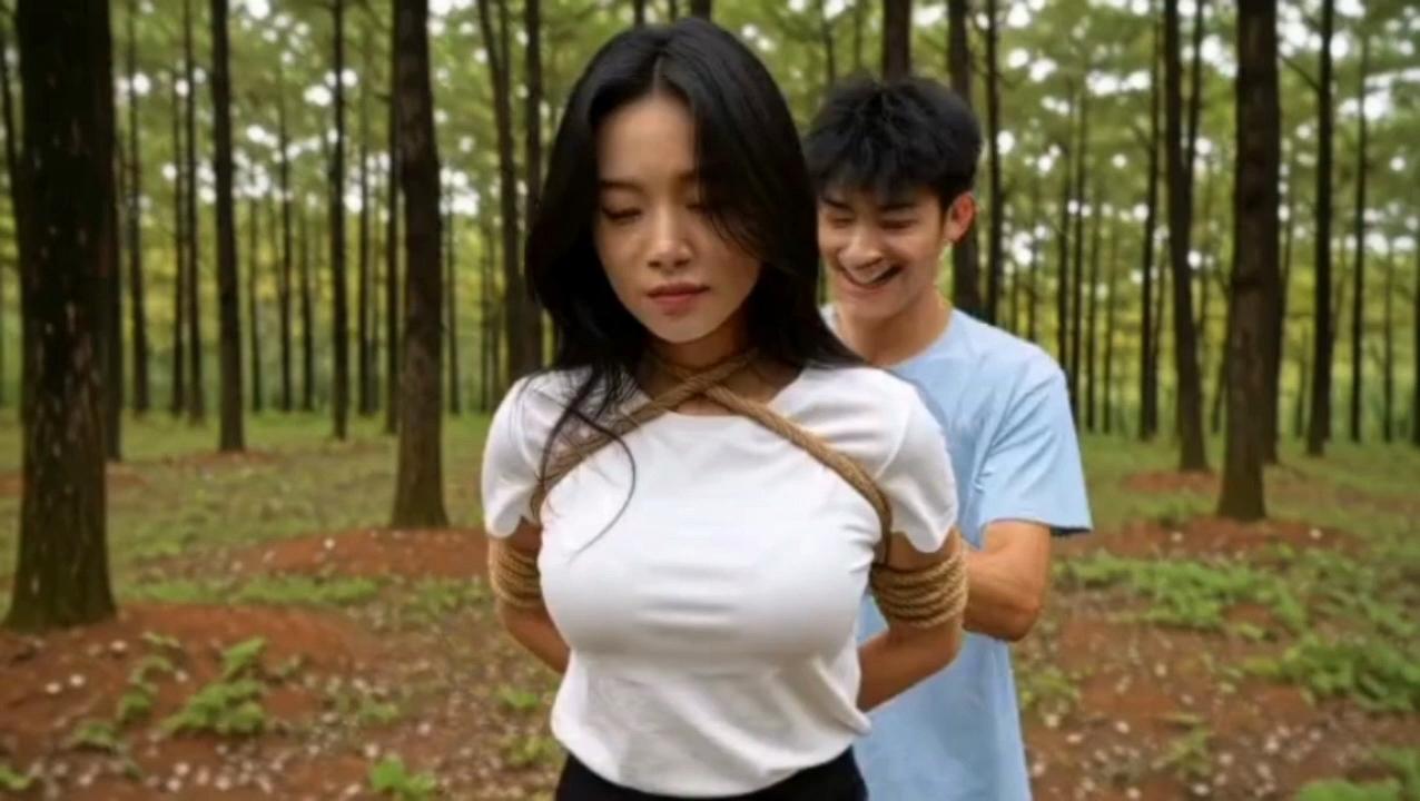绳魔  《山林奇遇》第1集，被缚美女奔逃忙，山林深处遇张强，喜上心头盼得救，逃出虎穴遇豺狼